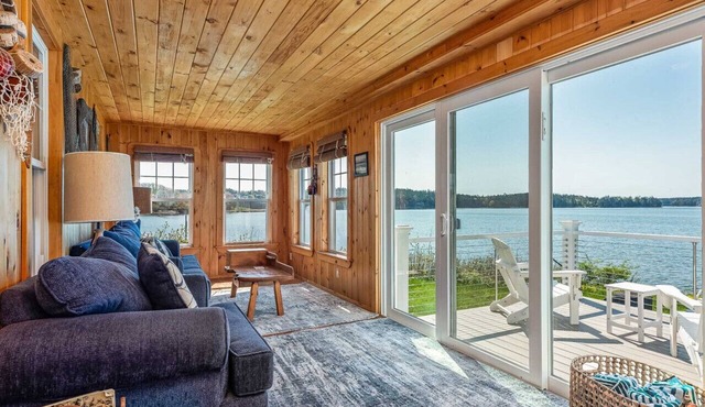 A charming Boothbay cottage, nestled at the end of Sawyers Island!