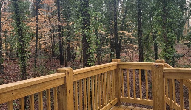 Atlanta Traveler's Retreat - Sun Room Deck & Modern Finishes.