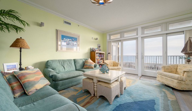 Beach House 101 is a beautiful, first floor Oceanfront condo located on 142nd st