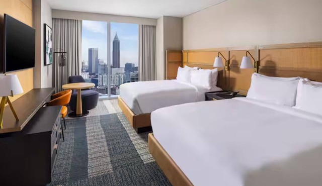 City View Two Queen Bed Guestroom