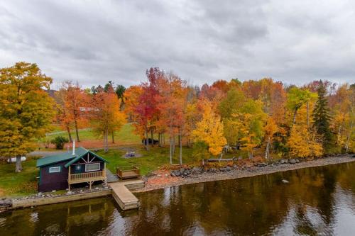 Dog-Friendly Lakefront Cabin with Private Dock, Epic Views of Lake & Mt Kineo