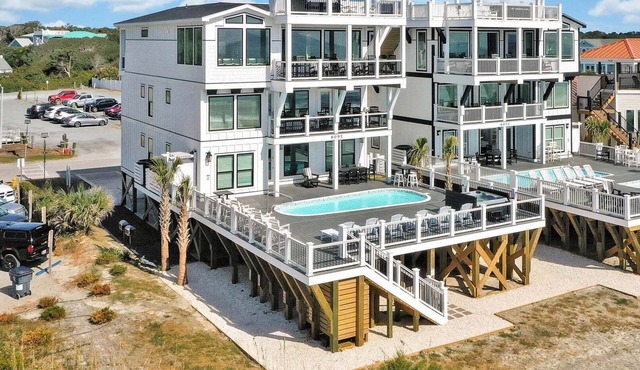 Experience luxury at Suite Caroline, an oceanfront haven in Oak Island, NC!