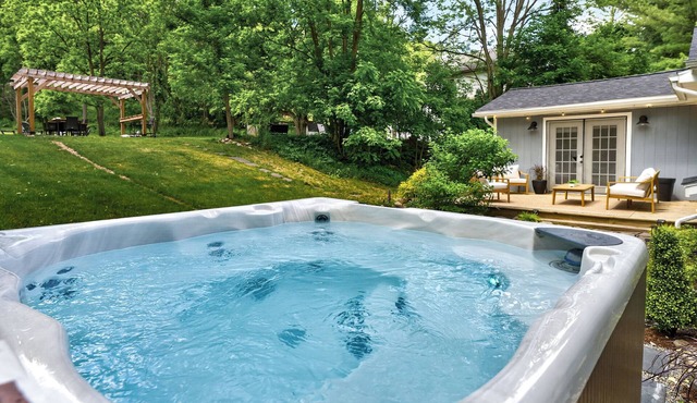Grimes Glen Haven | Hot Tub | Pet Friendly