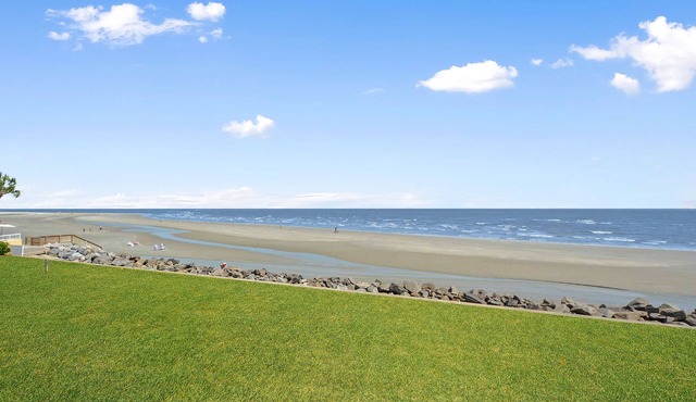 JUST STEPS FROM THE OCEAN.
