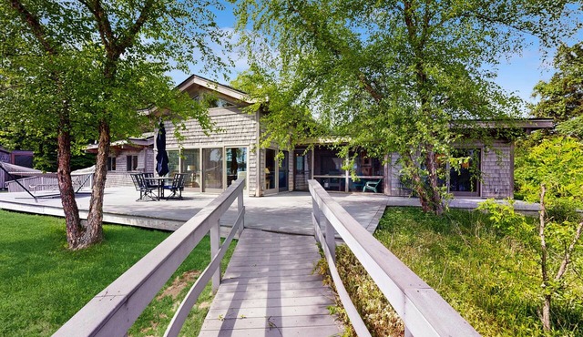 Lake Champlain Beach House | Private Beach, Lake Views & Dog-Friendly South Hero Escape
