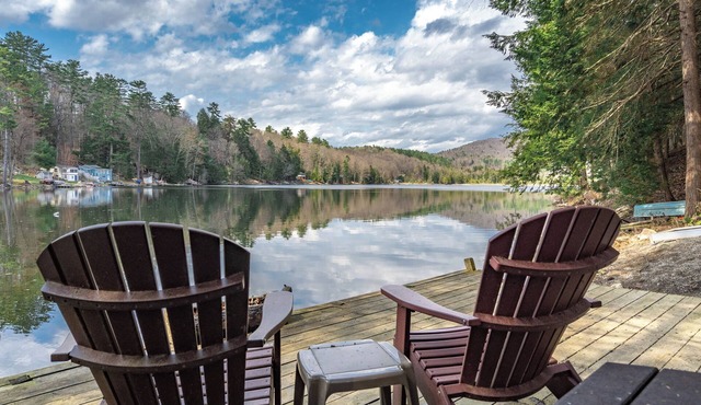 Lakefront Adirondack Home with Private Dock