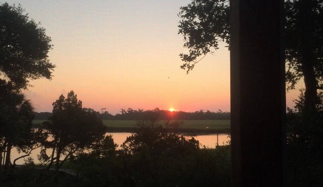 Magnificent views of the marsh!