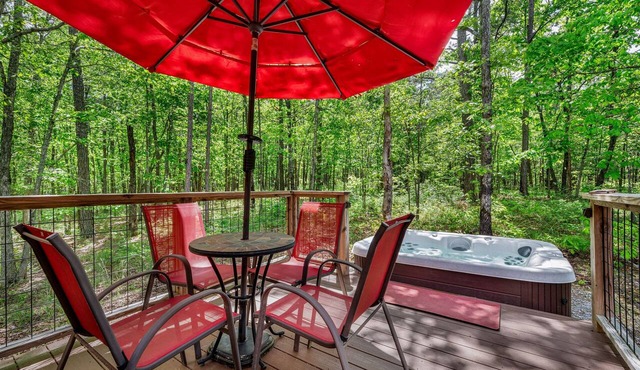 Mentone Tranquility Base with Hot Tub & Outdoor Fireplace | 3+ Acres | Fast WiFi