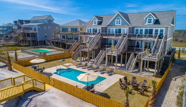 NEW Management in 2025! Oceanfront triplex with pool & private beach access
