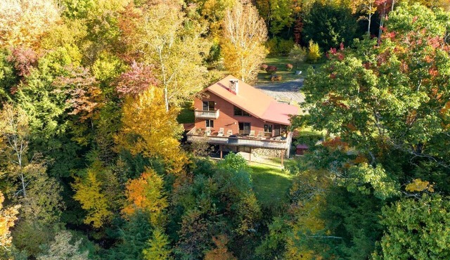 Rustic-Chic Escape with Hot Tub, Fire Pit & Scenic Views in Pine Hill, New York