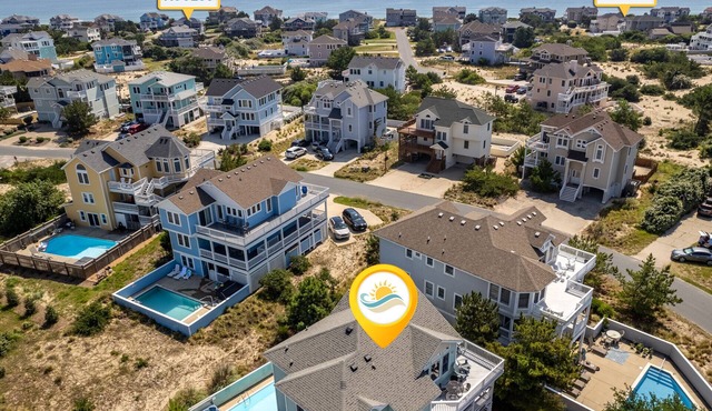 Shellous: 7BR w/Pool, Hot Tub, Dog Walk to Beach