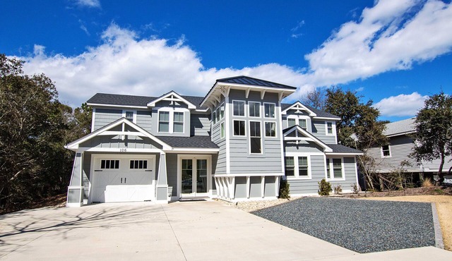 Soundside, Private Pool, Den, Yard, Screened Porch, SH106, Turners Tide