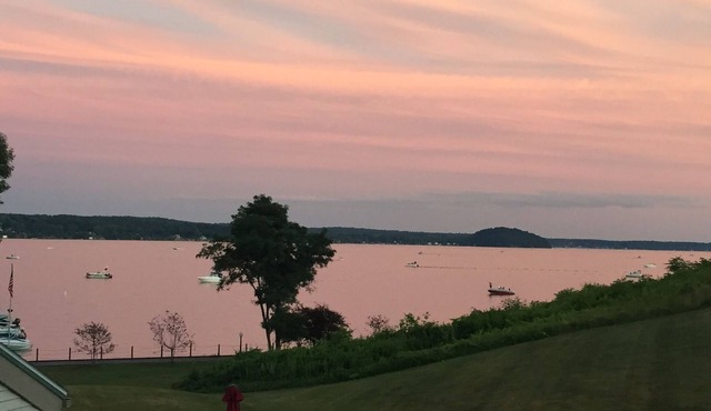 Stunning lake views and amenities galore 5 minutes from the track!