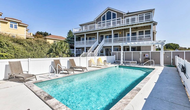 Sunset Retreat | 1900 ft from the beach | Private Pool, Hot Tub | Duck