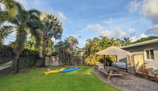 Surf House - Paddleboards - Canoes -1 mile to Wilton Manors