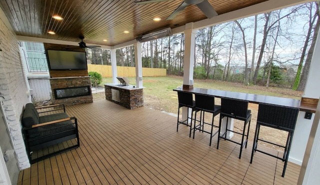 The Silver Stone w/Covered Patio, Outdoor Kitchen and Amazing Game Area