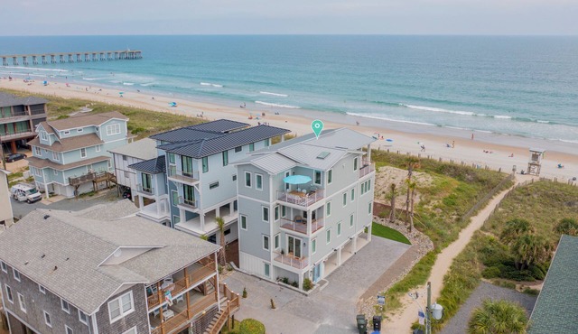 The View – Exquisite Beachfront Home in Wrightsville Beach - Walk to everything!