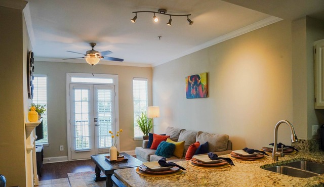✰Vibrant Luxe Midtown Apt ✰✰ FREE gated parking✰