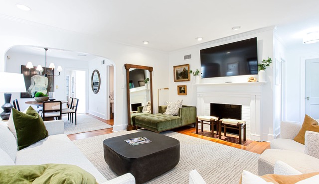 Walkable, Backyard, 5 Points, Office, W/D, King