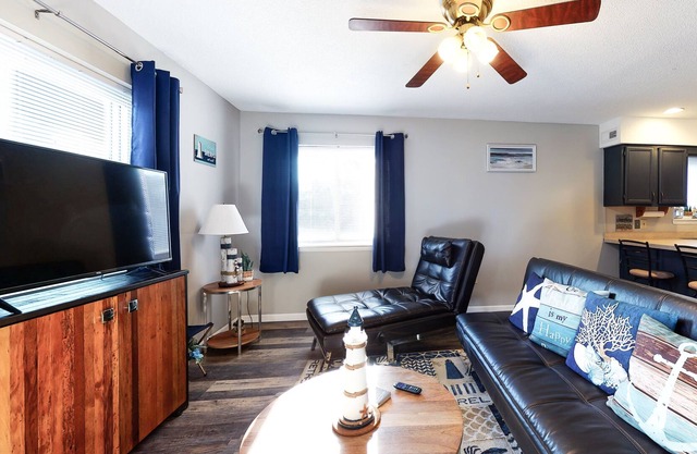 Ground-Floor Condo with Shared Pool, WiFi, W/D, Central AC - Close to Everything