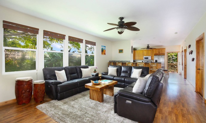 Poipu House | 4 Bedroom Sleeps 8 w AC - Walk to Poipu & Brenneckes Beach in Less Than a Minute