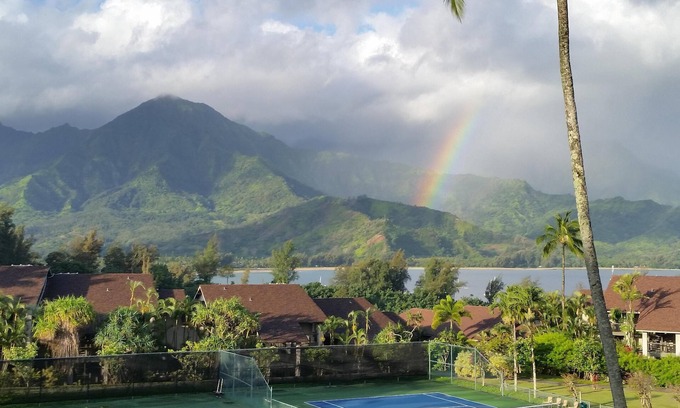 Princeville Apartment | Hanalei Bay RESORT 2312 259.00 Oct28-Nov1 BlowOutSaleBeachFront 10 Star Reviews!