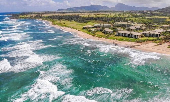 Hanamaulu Condo | Kauai Beach Villas E16 High-End Luxury Ocean View