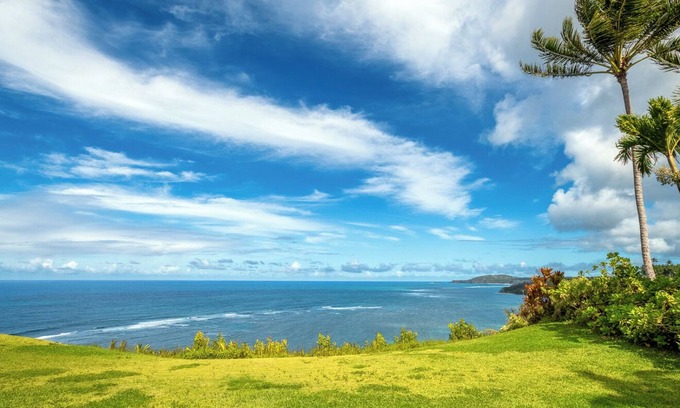 Princeville Condo | Lovely ground floor with oceanfront views, king bed, pool & more