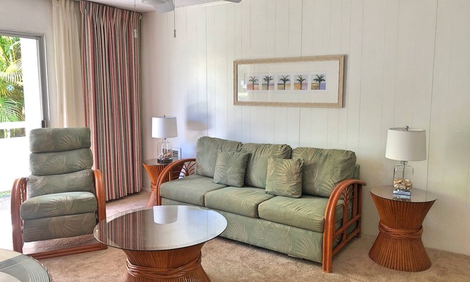 Kapaa Condo | Plantation Hale Garden 1 Bdm with AC, 3 Pools, 3 Hot Tubs!