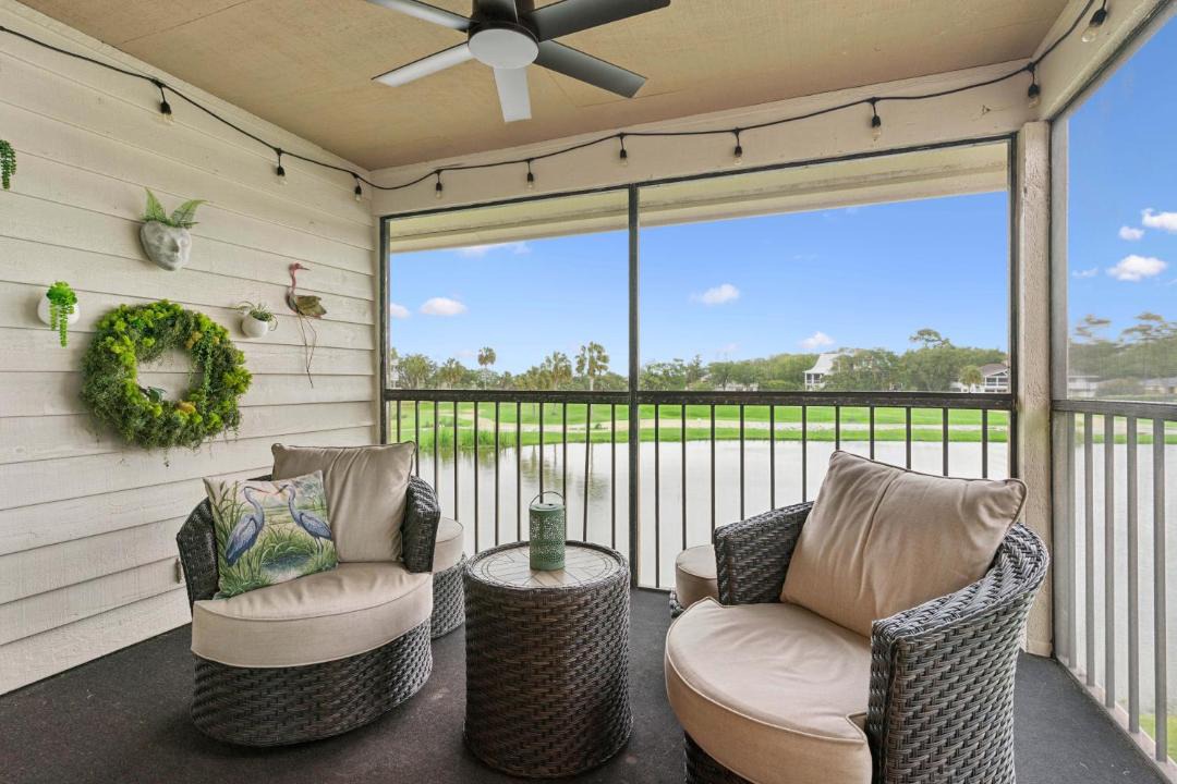 St. Simons Island House | Coastal Sea Palms Retreat - Golf Views & Screened Porch