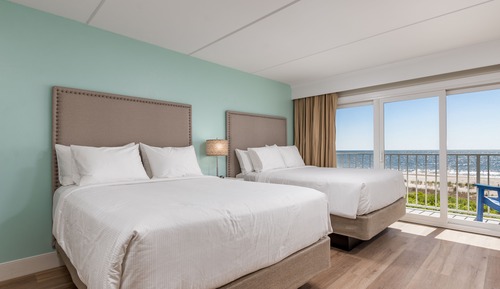 Oceanfront Suite, 2 Queen Beds and Sofa Bed