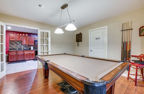 Gwinnett County Apartment | Pool Table & Patio: Cozy Lawrenceville Apt