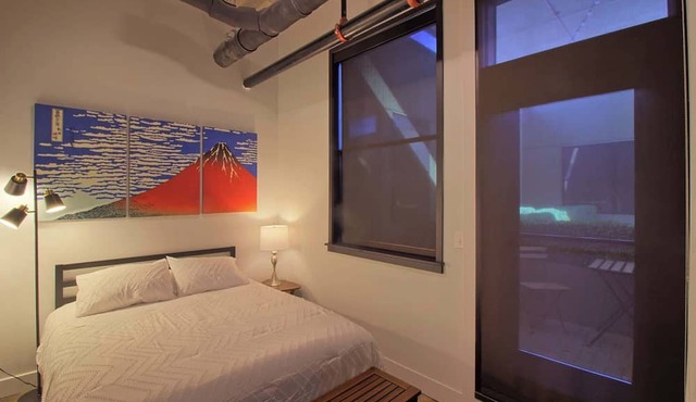 Chic Ultramodern Minimalist Loft Suite + Patio